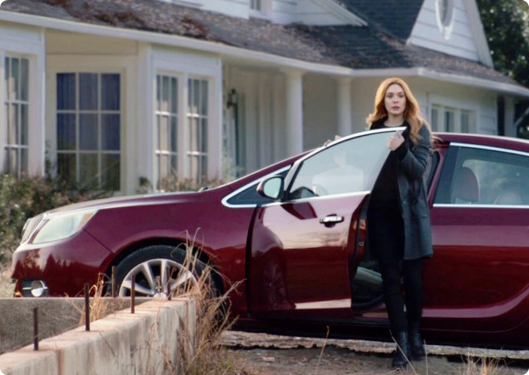Buick tv integration in Wandavision