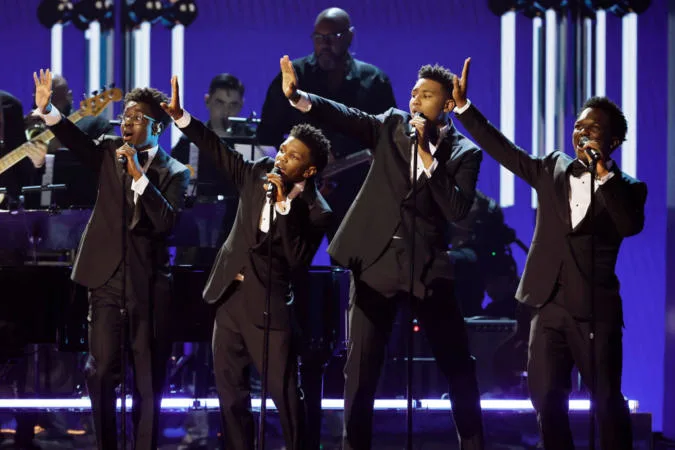 WanMore performing at the Grammys