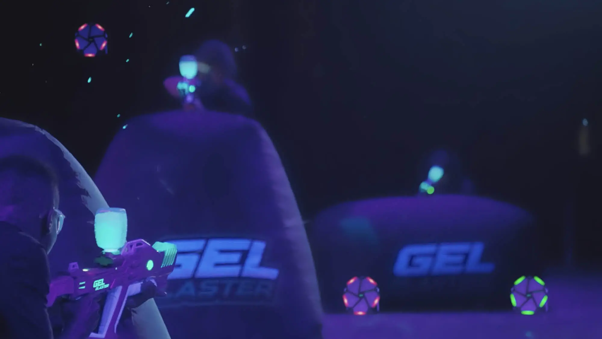 AIDriven Influencer Content Shot Gel Blaster to the Top