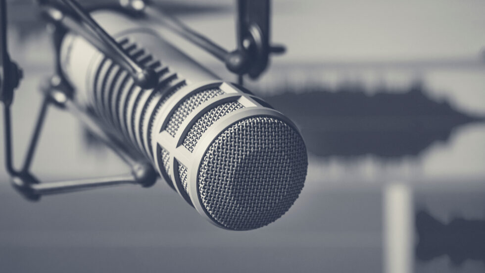 Best marketing podcasts microphone image