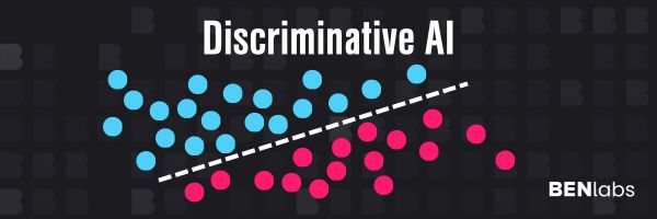 Graphic representation of Discriminative AI